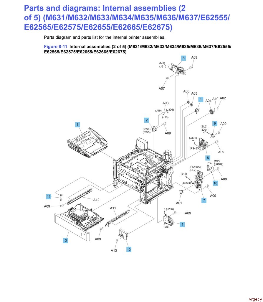 HP_M610_M611_M612 M634_M635_M636_M637_Parts-2491.jpg